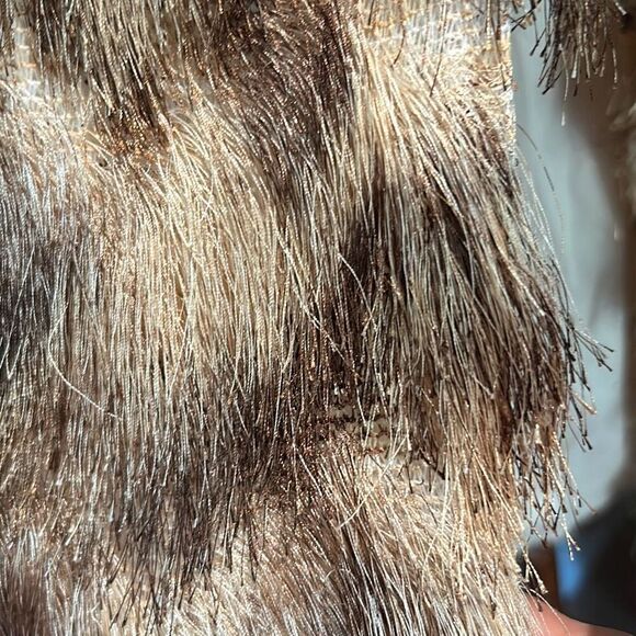 CHICOS Animal Print Eyelash Vest - Picture 5 of 8